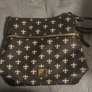 Dooney & Bourke Black and Cream Crossbody Bag